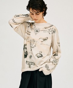 Pre-Order】TATOOプリントロングスリーブTEE / Tatoo Printed Long