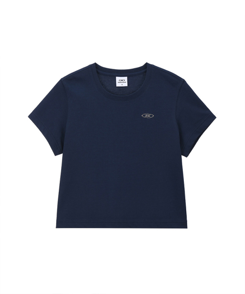 BORN TO WIN（ボーントゥウィン）の「W SILVER B BASIC T-SHIRTS [NAVY]（Tシャツ/カットソー・レディース・その他・1/2/3）」の2枚目の写真