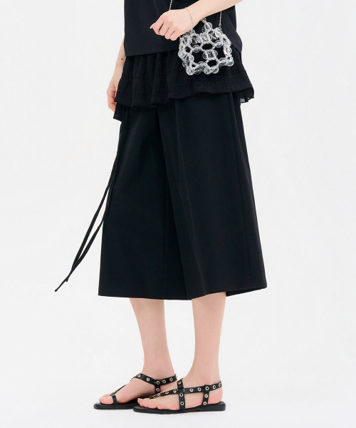 CHASECULT(チェイスカルト)の「レディースイージーキュロットスラックス-FBRG2275C03(その他パンツ・レディース・ブラック・67/70/76)」の5枚目の写真