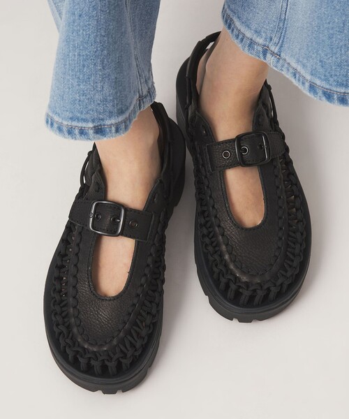 KEEN(キーン)の「<KEEN>ユニーク ピーエルティー メリージェーン サンダル(サンダル・レディース・ブラック/オフホワイト/シルバー・24cm/23cm/25cm)」の5枚目の写真