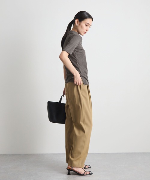 STELLA FISH(ステラフィッシュ)の「【1枚で決まる】タンクレイヤードSETポロトップス(Tシャツ/カットソー・レディース・杢グレー/ブラウン/ブラック・FREE)」の19枚目の写真