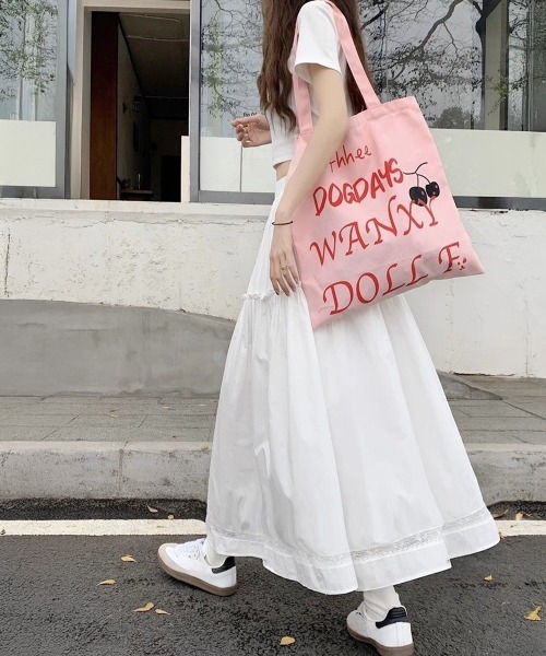 Miniministore（ミニミニストア）の「ティアードAラインスカート ハイウエスト（スカート・レディース・ホワイト・M/L）」の5枚目の写真