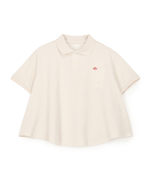 DANTON ホワイト ポロシャツ　38 Store-Exclusive Women's Piqué Polo Shirt（ポロシャツ）｜DANTON