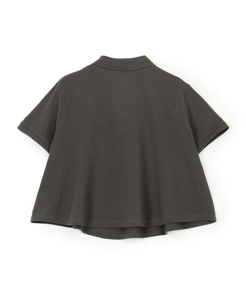 DANTON(ダントン)の「Store-Exclusive Women's Piqué Polo Shirt(ポロシャツ・レディース・チャコール/オフホワイト/グレイッシュベージュ/ピンク・S/M)」の6枚目の写真