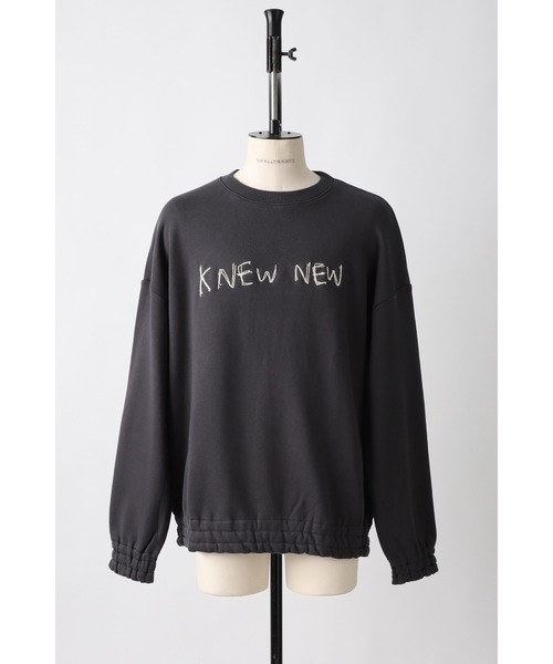 SHINYAKOZUKA(シンヤコヅカ)の「KNEW NEW (HOME CREW)(その他トップス・メンズ・チャコール・SMALL/MEDIUM)」の2枚目の写真