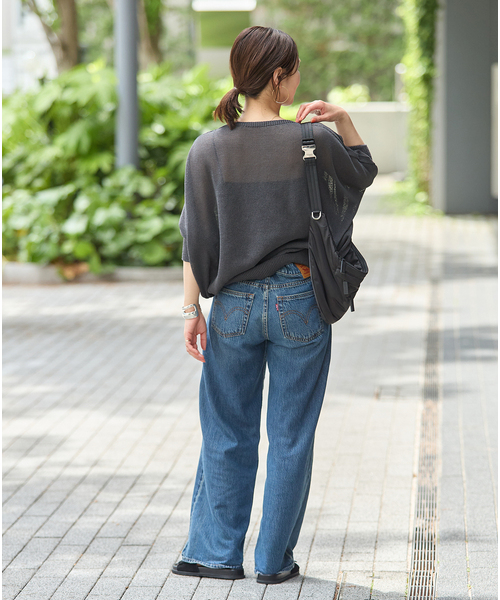 JOURNAL STANDARD（ジャーナルスタンダード）の「ペーパーヤーンドルマンプルオーバー（ニット/セーター・レディース・チャコールグレー/ピンク/ベージュ・FREE）」の18枚目の写真