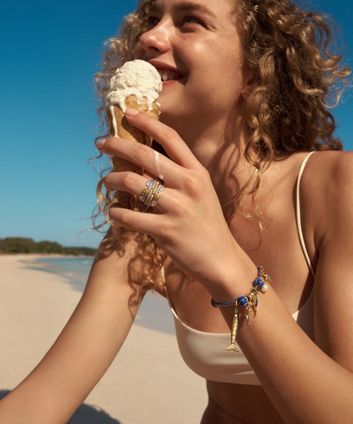 PANDORA(パンドラ)の「サンフラワー ツートーン バンド リング(リング・レディース・シルバー×ゴールド・60/58/52/50/48/54/56)」の6枚目の写真