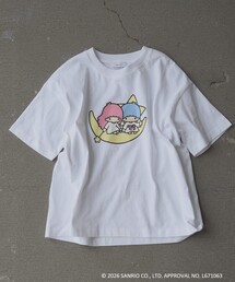 LITTLE TWIN STARS × SHIPS any: リトルツインスターズ プリント TEE