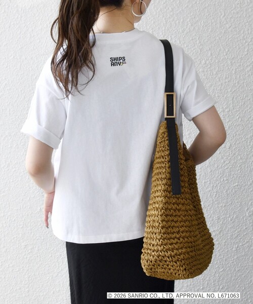 SHIPS any(シップス エニィ)の「LITTLE TWIN STARS × SHIPS any: リトルツインスターズ プリント TEE(Tシャツ/カットソー・レディース・ホワイト系1/ライトグレー/ホワイト系2・ONE SIZE)」の9枚目の写真