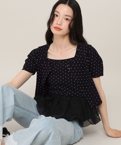 Heather（ヘザー）の「バルーンヘムドットカーディガン2P　880345（アンサンブル・レディース・ホワイト系その他/ブラック系その他・FREE）」の11枚目の写真