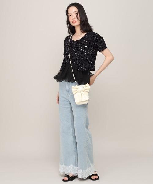 Heather（ヘザー）の「バルーンヘムドットカーディガン2P　880345（アンサンブル・レディース・ホワイト系その他/ブラック系その他・FREE）」の13枚目の写真
