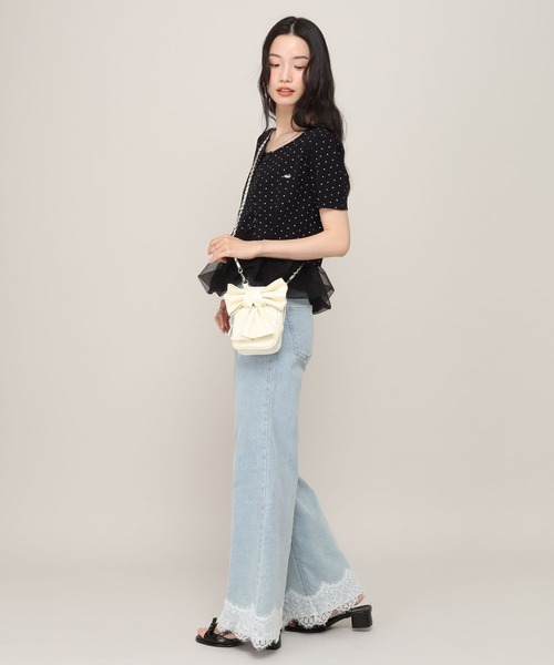 Heather（ヘザー）の「バルーンヘムドットカーディガン2P　880345（アンサンブル・レディース・ホワイト系その他/ブラック系その他・FREE）」の14枚目の写真