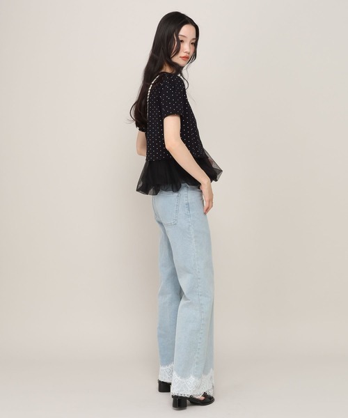 Heather（ヘザー）の「バルーンヘムドットカーディガン2P　880345（アンサンブル・レディース・ホワイト系その他/ブラック系その他・FREE）」の15枚目の写真