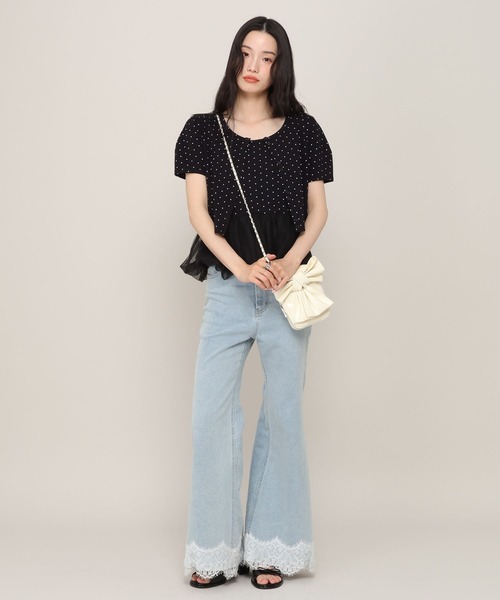 Heather（ヘザー）の「バルーンヘムドットカーディガン2P　880345（アンサンブル・レディース・ホワイト系その他/ブラック系その他・FREE）」の16枚目の写真