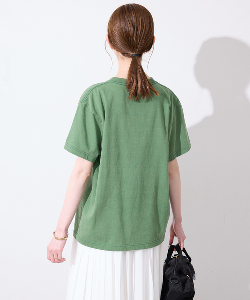 SLOBE IENA(スローブイエナ)の「《追加》GULF COAST/ガルフコースト SLOBE別注 グラフィックTEE1(Tシャツ/カットソー・レディース・ネイビー/ホワイト/グリーン・FREE)」の20枚目の写真