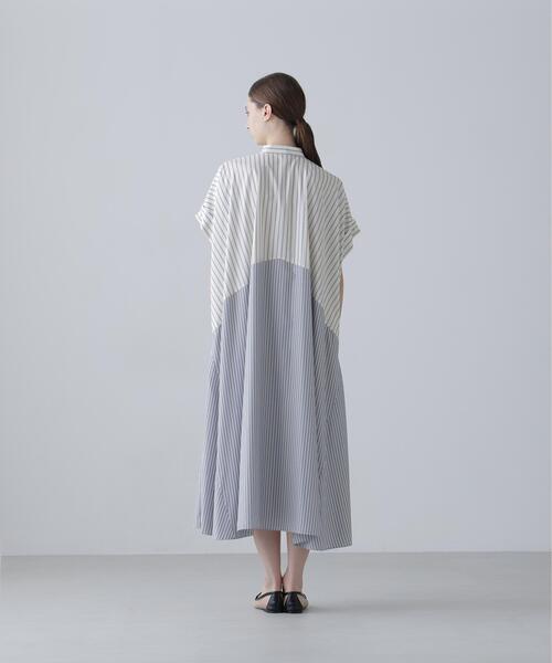 ADORE（アドーア）の「◆コンパクトストライプワンピース（ワンピース・レディース・ベージュ系その他/ホワイト系その他・38）」の5枚目の写真