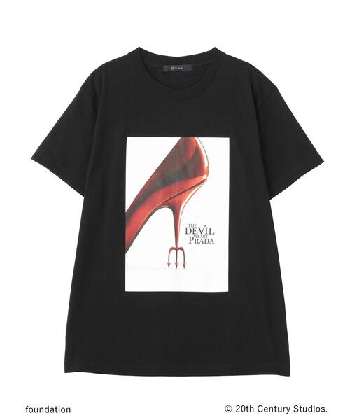 Te chichi(テチチ)の「【プラダを着た悪魔】ヒールTシャツ(Tシャツ/カットソー・レディース・ホワイト/ブラック・F)」の20枚目の写真
