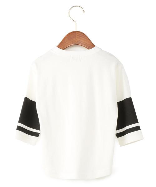 green label relaxing（グリーンレーベルリラクシング）の「【KIDS】ソデライン プルオーバー 7L◆（Tシャツ/カットソー・キッズ・オフホワイト/ネイビー・S/105/95/135/M/115/L/125）」の13枚目の写真