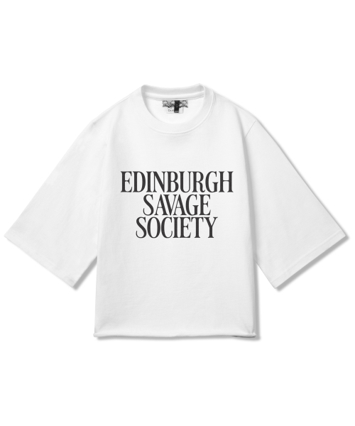 MILK ASH AND DOLLS(ミルク アッシュ アンド ドールズ)の「エディンバラ クロップショートスリーブ - ホワイト(Tシャツ/カットソー・レディース・ホワイト・SMALL/MEDIUM)」の7枚目の写真