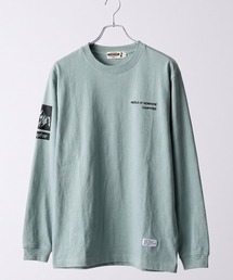 CAMPFREE（キャンプフリー）の「[キャンプフリー] CAMPFREE 長袖 Tシャツ 5.6oz ロンT ロゴプリント コットンTシャツ（Tシャツ/カットソー）」