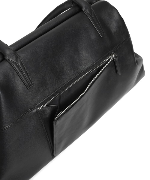 YArKA（ヤーカ）の「【YArKA/ヤーカ】real leather long frame soft bag [LFW1] / 口金ボストンバッグ（トートバッグ・メンズ・ブラック・FREE）」の8枚目の写真
