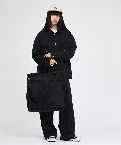 MIS(エムアイエス)の「【MIS / エムアイエス】ヘルメットバッグ / トートバッグ / ユニセックス(バックパック/リュック・メンズ・カーキ/ブラック・フリー)」の14枚目の写真