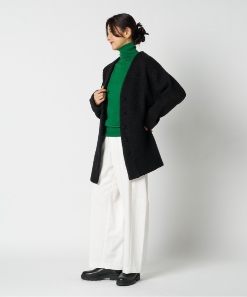 HELIOPOLE(エリオポール)の「<Letroyes> LAURE (TURTLE NECK) / ロール タートルネック(ニット/セーター・レディース・ネイビー/ブラウン/アイボリー/グリーン/レッド・1/2)」の19枚目の写真