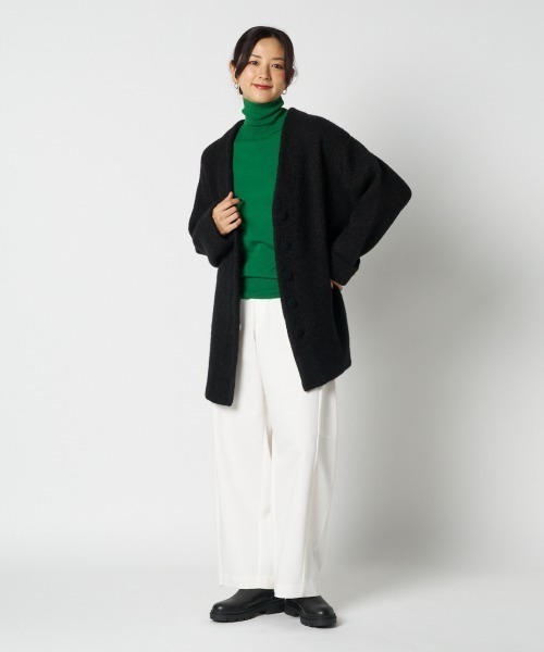 HELIOPOLE(エリオポール)の「<Letroyes> LAURE (TURTLE NECK) / ロール タートルネック(ニット/セーター・レディース・ネイビー/ブラウン/アイボリー/グリーン/レッド・1/2)」の18枚目の写真
