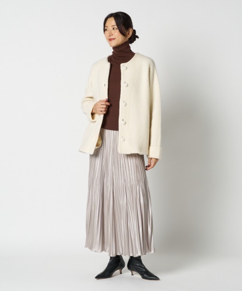HELIOPOLE(エリオポール)の「<Letroyes> LAURE (TURTLE NECK) / ロール タートルネック(ニット/セーター・レディース・ネイビー/ブラウン/アイボリー/グリーン/レッド・1/2)」の17枚目の写真
