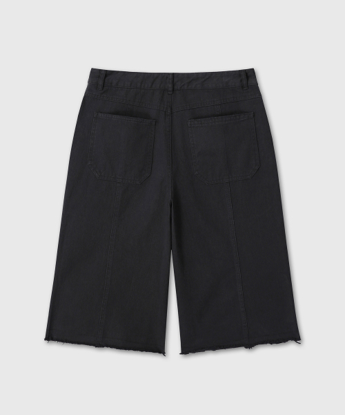 DIVEIN WOMEN(ダイブイン ウーマン)の「W WASHED COTTON BURMUDA PANTS (BLACK)(その他パンツ・レディース・その他・1/2)」の3枚目の写真
