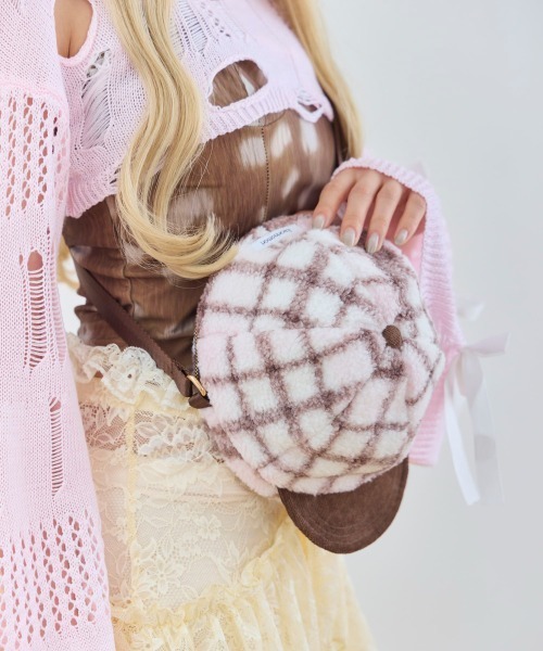 kaorinomori(カオリノモリ)の「kaorinomori ポポネポシェット / カオリノモリ(エコバッグ/サブバッグ・レディース・ホワイト/ネイビー/ピンク・ONE SIZE)」の17枚目の写真