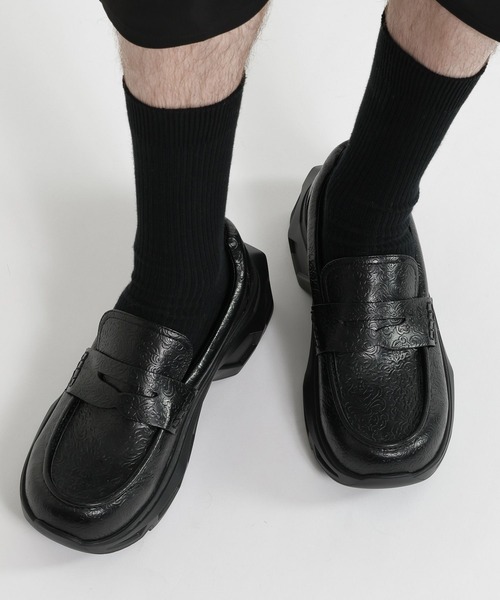 HARE（ハレ）の「ビルディングソールローファー(HARE)（ローファー・メンズ・ブラック/ブラック系その他・MEDIUM/LARGE）」の19枚目の写真