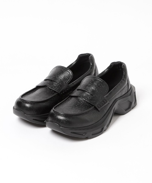 HARE（ハレ）の「ビルディングソールローファー(HARE)（ローファー・メンズ・ブラック/ブラック系その他・MEDIUM/LARGE）」の17枚目の写真