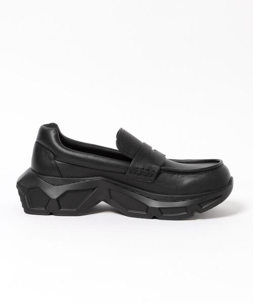 HARE（ハレ）の「ビルディングソールローファー(HARE)（ローファー・メンズ・ブラック/ブラック系その他・MEDIUM/LARGE）」の15枚目の写真