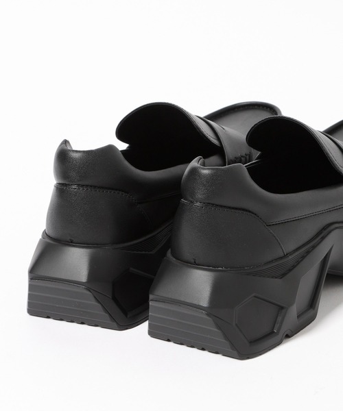 HARE（ハレ）の「ビルディングソールローファー(HARE)（ローファー・メンズ・ブラック/ブラック系その他・MEDIUM/LARGE）」の6枚目の写真
