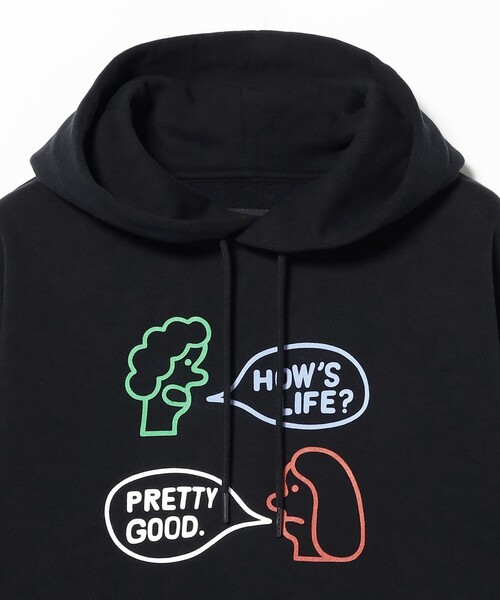 BEAMS T(ビームスティー)の「TOMOE MIYAZAKI / Hoodie(スウェット・メンズ・ネイビー・XS/S/M/L)」の3枚目の写真