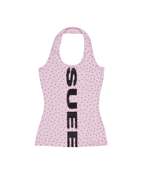 SETUP-EXE(セットアップイーエックスイー)の「DOT LOGO HALTERNECK TOP / PINK(Tシャツ/カットソー・レディース・その他・OS)」の10枚目の写真