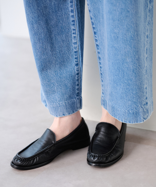 U by SPICK&SPAN(ユーバイスピックアンドスパン)の「CORSO ROMA 9 / コルソローマノーヴェ ローファー(ローファー・レディース・ブラック・38/36/37)」の1枚目の写真