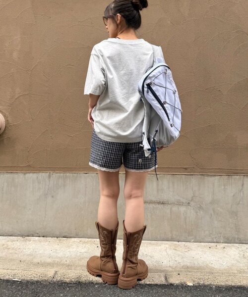 w closet(ダブルクローゼット)の「【セットアップ対応】パジャマショートPT(その他パンツ・レディース・ネイビー/レッド/ブルー・FREE)」の8枚目の写真