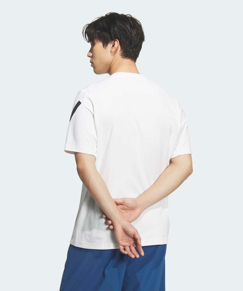 adidas(アディダス)の「Z.N.E レギュラーフィット CARAT 半袖Tシャツ / アディダス adidas(Tシャツ/カットソー・メンズ・ホワイト・XX-LARGE/3XL/SMALL/LARGE/MEDIUM/X-LARGE/X-SMALL)」の2枚目の写真