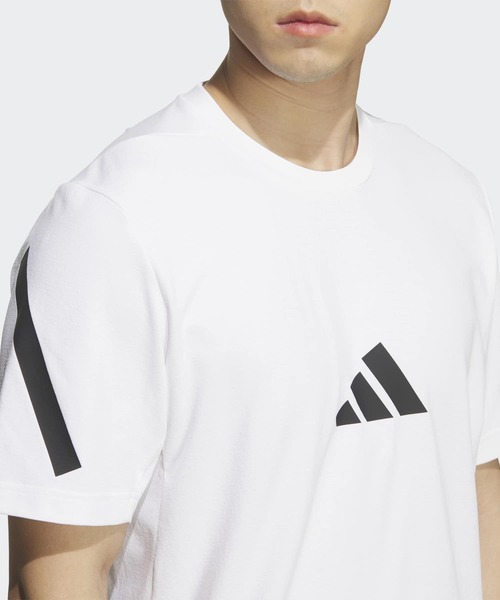 adidas(アディダス)の「Z.N.E レギュラーフィット CARAT 半袖Tシャツ / アディダス adidas(Tシャツ/カットソー・メンズ・ホワイト・XX-LARGE/3XL/SMALL/LARGE/MEDIUM/X-LARGE/X-SMALL)」の3枚目の写真