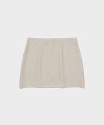 Lutea Mini Skirt_Silver