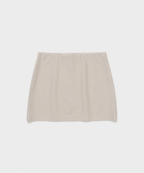 NUUANU(ヌアヌ)の「Lutea Mini Skirt_Silver(スカート・レディース・その他・1/2/3)」の1枚目の写真