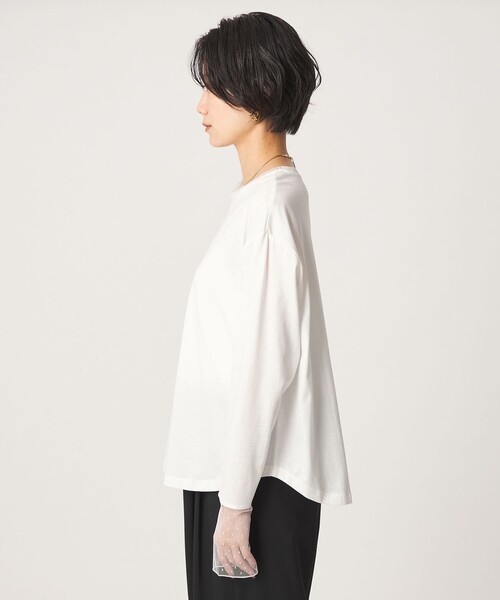 green label relaxing(グリーンレーベルリラクシング)の「ドット ソデ チュール プルオーバー カットソー(Tシャツ/カットソー・レディース・ブラック/オフホワイト・FREE)」の17枚目の写真