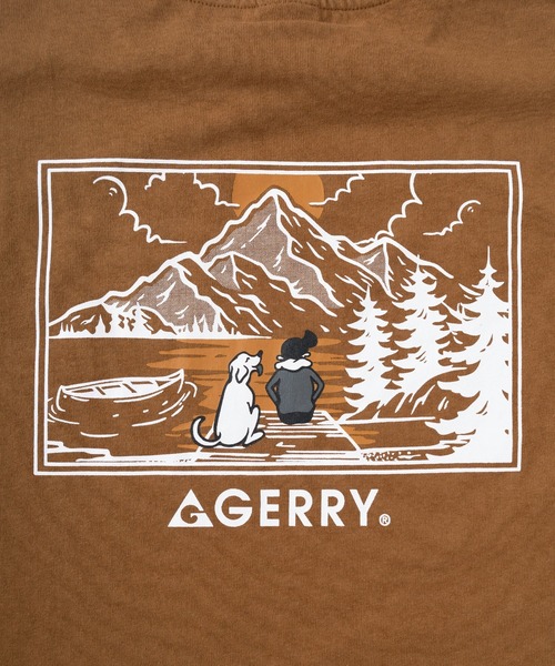 GERRY(ジェリー)の「【70】【GERRY/ジェリー】アウトドア グラフィック ロゴ刺繍 クルーネック ロングスリーブ Tシャツ/ロンT/アウトドア/アメカジ(Tシャツ/カットソー・メンズ・ブラウン/ホワイト系/ブラック系/グレー系/ホワイト/ブラウン系/グレー/ブラック・M/L/XL)」の17枚目の写真