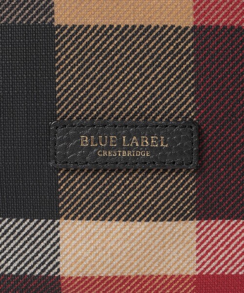 BLUE LABEL CRESTBRIDGE（ブルーレーベルクレストブリッジ）の「クレストブリッジチェックPVCトート（ショルダーバッグ・レディース・パープル系その他4/レッド・FREE）」の8枚目の写真