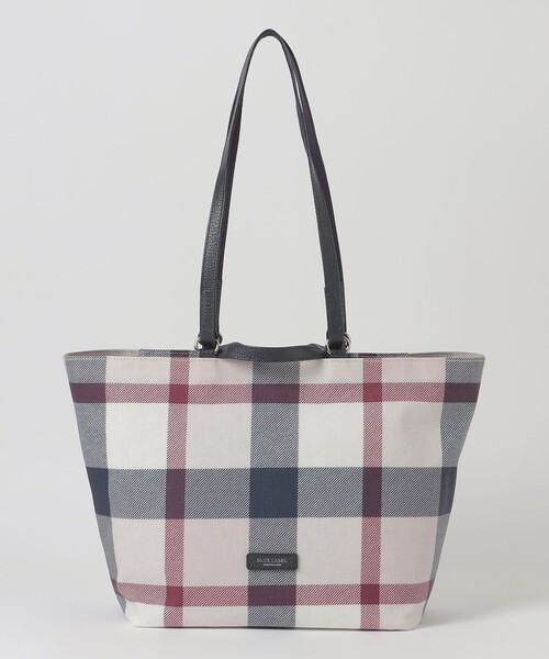 BLUE LABEL CRESTBRIDGE（ブルーレーベルクレストブリッジ）の「クレストブリッジチェックPVCトート（ショルダーバッグ・レディース・パープル系その他4/レッド・FREE）」の10枚目の写真