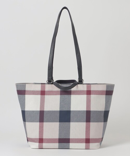 BLUE LABEL CRESTBRIDGE（ブルーレーベルクレストブリッジ）の「クレストブリッジチェックPVCトート（ショルダーバッグ・レディース・パープル系その他4/レッド・FREE）」の11枚目の写真