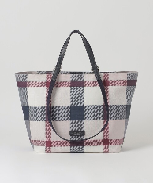 BLUE LABEL CRESTBRIDGE（ブルーレーベルクレストブリッジ）の「クレストブリッジチェックPVCトート（ショルダーバッグ・レディース・パープル系その他4/レッド・FREE）」の14枚目の写真