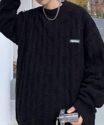 Cable Texture Knit ケーブルテクスチャーニット